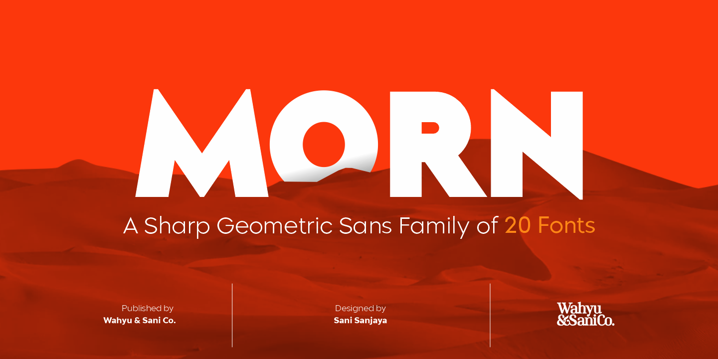 Morn Light Font preview